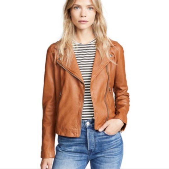 Limited Edition The Washed Leather Motorcycle Jacket - Picture 2 of 5